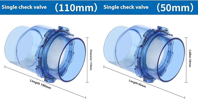 Single Way Stream Control Gate for Under Sink Effluent Easy Install Clear - Image 3