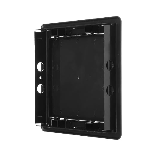 6" x 6" Black ABS Plastic Plumbing Access Panel - Image 5