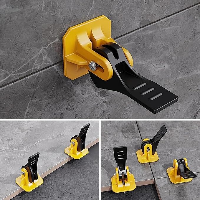 Tile Leveling Adjuster System Reusable Tile Installation Tool Kit Set Tile - Image 2