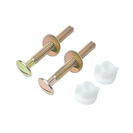2Pcs Toilet Seat Screws, Steel Toilet Seat Hinge Bolts and Nuts, Heavy Duty - Image 4