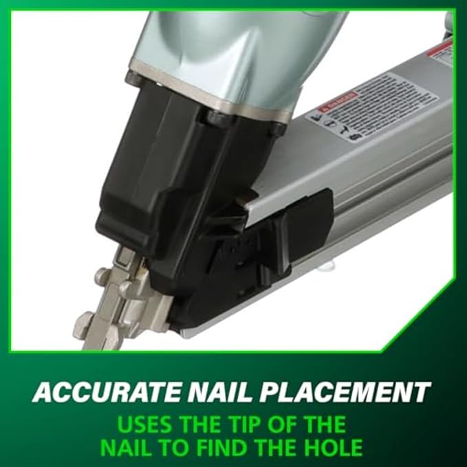Metabo HPT Strap-Tite Strip Nailer, Pro-Preferred Pneumatic Power Nailers - Image 8