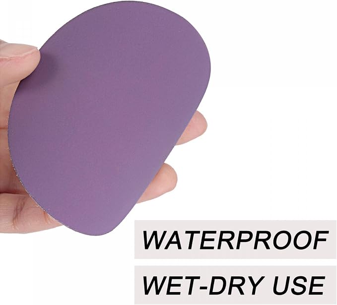 uxcell 20Pcs 3-Inch Purple Sanding Discs 2000 Grits Hook and Loop Professional - Image 3