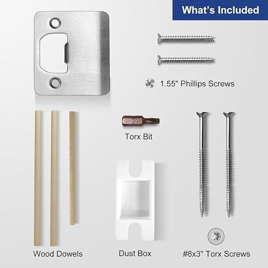 Extended Lip Strike Plate 2" x 2-1/4", Heavy Duty Version | Slightly Longer Lip - Image 4