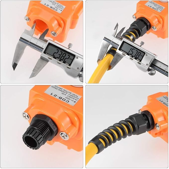 10Pcs PG7 Cable Gland 3mm-6.5mm Wire Hole Waterproof Cable Gland Flex Spiral - Image 4
