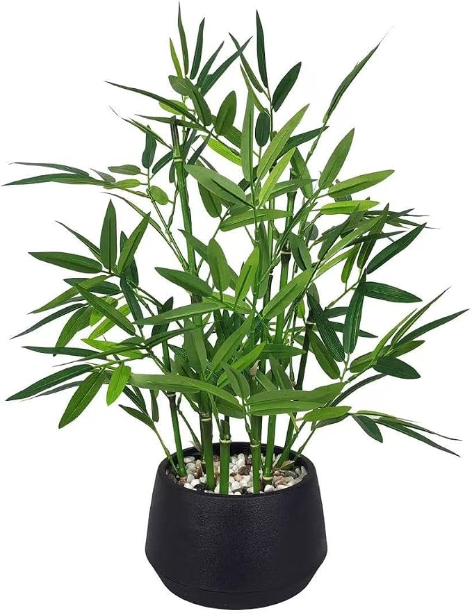 365 Blooming Decor 18-inch Tall Potted ARTIFICIAL Bamboo Plant by 365BLOOMINGDECORINC