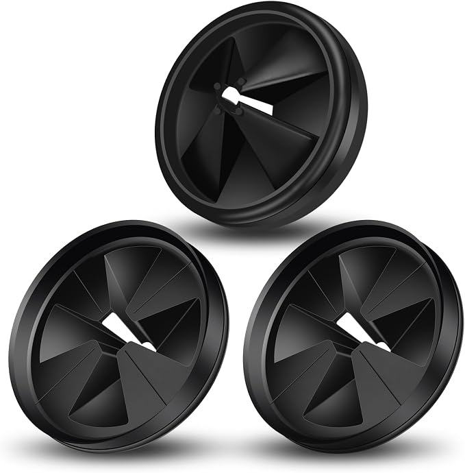 3 Pack Garbage Disposal Splash Guard Sink Baffle 3 3/8" QCB-AM by DAIHONGSAFI