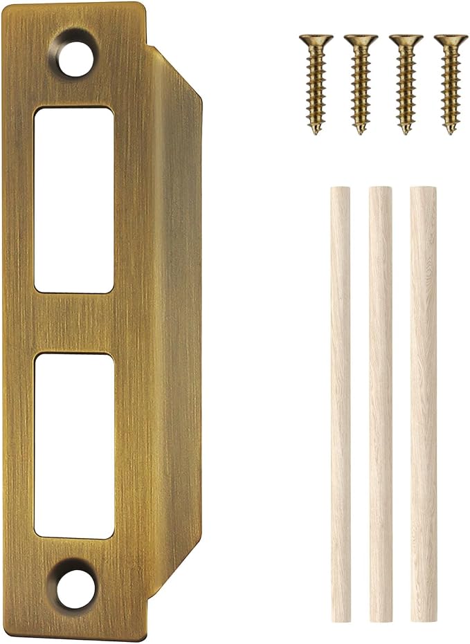 Door Strike Plate Replacement Parts by Newliplace