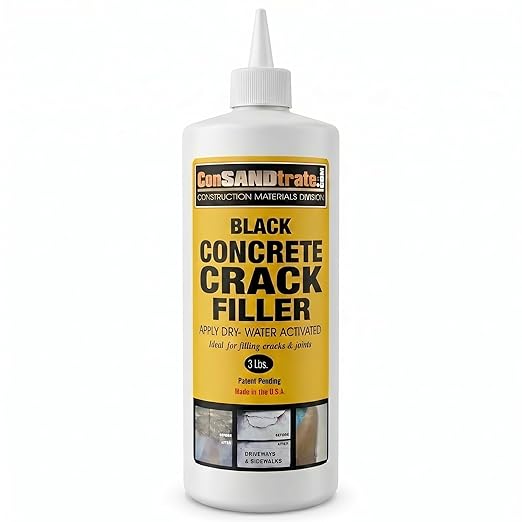 Concrete Crack Filler - 3 lb. for Filling in Concrete Cracks on driveways by ConSANDtrate