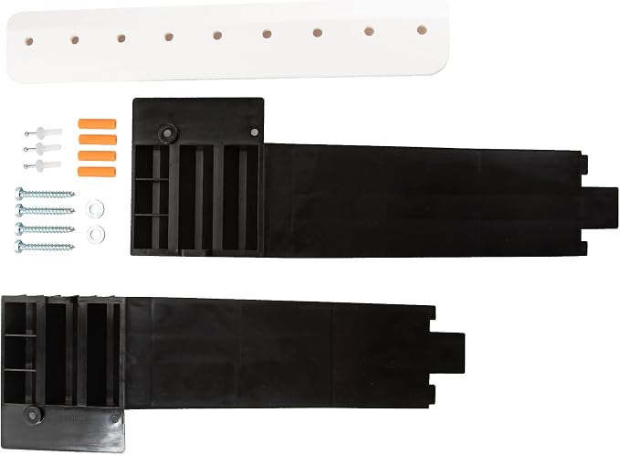 JS Jackson Supplies Tehila Black Wall Mounting Kit by JSJACKSONSUPPLIES