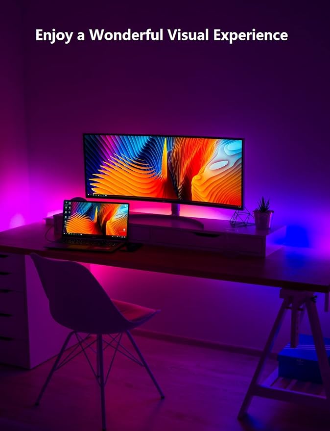 DAYBETTER Led Strip Lights 100ft, RGB Color Changing Led Strips - Image 7