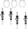 2027 New Toilet Seat Bolts, Heavy Duty Toilet Seat Fastener Bolt Kit by Unknown