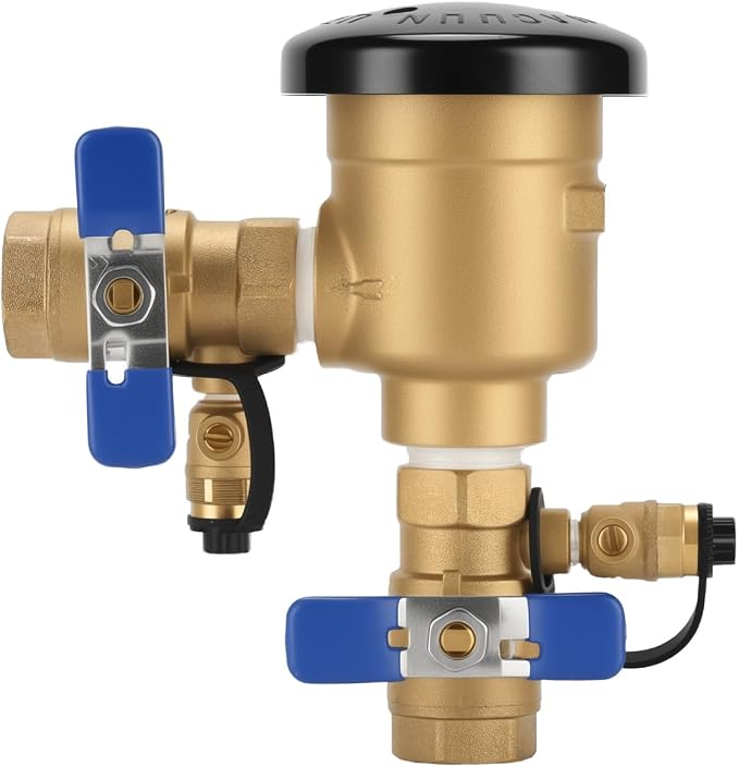 MEASUREMAN 3/4" Pressure Vacuum Breaker Assembly, Heavy-Duty Bronze Backflow by MEASUREMAN