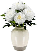 Fake Peony Plant 2FT Tall, Realistic Touch Leaves, Potted Peony Artificial by Unknown