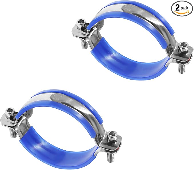 Adjustable Pipe Bracket Clamp, Heavy Duty Split Ring Hanger, TTZEZE SUS304 Wall by TTZEZE