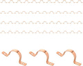 50 Pack Niikappu Copper Pipe Strap Clamp Hanger by Unknown