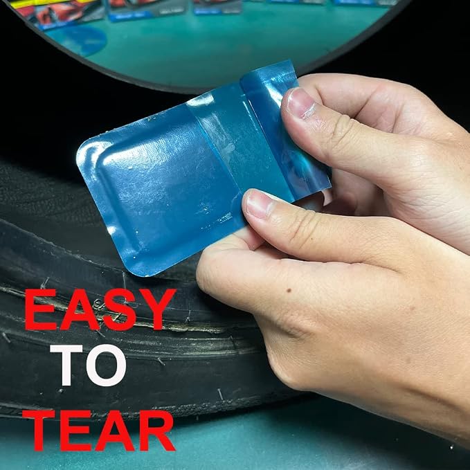 PAX 10 Pcs Heavy Duty Universal Patch, 60 x 110mm Large Rectangle Tire Repair - Image 3