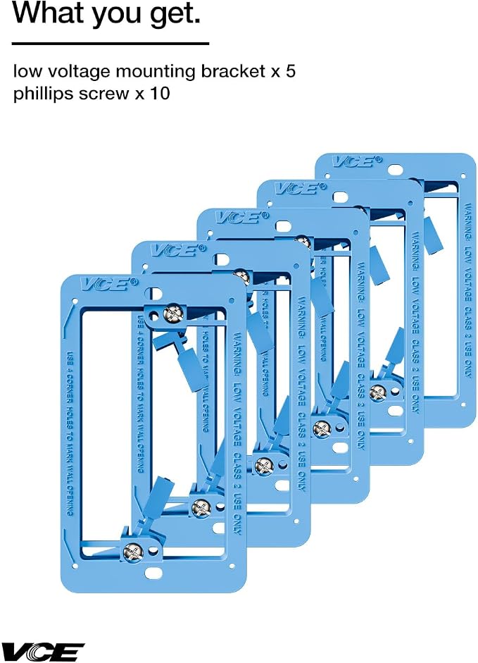 VCELINK Low Voltage Mounting Bracket, Flush Low Voltage Box, Flush Mount - Image 8