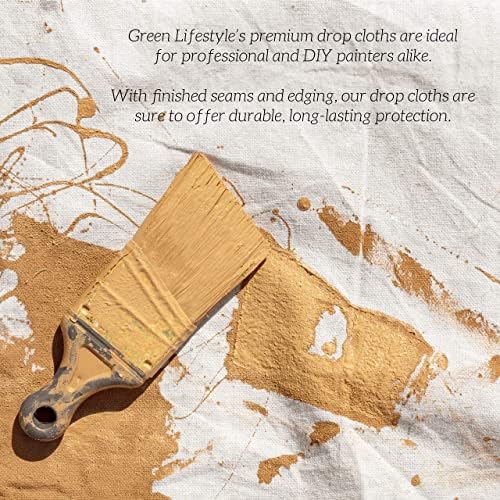 GREEN LIFESTYLE All Purpose Canvas Drop Cloths - Image 5
