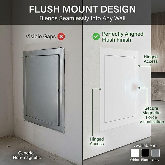Access Panel 150x225 mm, Magnetic Inspection Hatch - Image 3