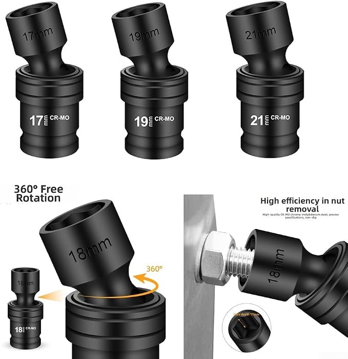 1/2 Inch Drive Hex Socket Adapter - Image 9