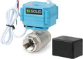 U.S. Solid Motorized Ball Valve – 3/4" 316 Stainless Steel, IP67 Waterproof by USSolid