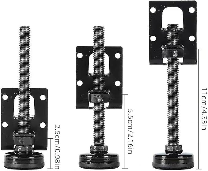 Heavy Duty Leveling Feet Furniture Legs 4 Pack, Sturdy Adjustable Furniture - Image 2