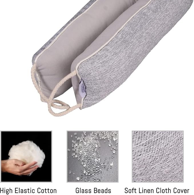 TORRAMI 32" Door Draft Stopper Under Bottom Insulation Noise Air Stopper 2.16LB - Image 2