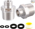 304 RV Faucet Adapter（Lead-Free）, 1/2 to 3/8 reducer faucet adapter by Ceaeso
