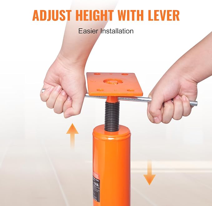 VEVOR House Floor Jack, 9700 lbs Max Load Capacity, Adjustable Support Beam - Image 5