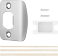 Door Strike Plate Univeral 2-1/4"x1-3/4" Door Lock Strike Plate, 1 Pack | by BonKuDoo