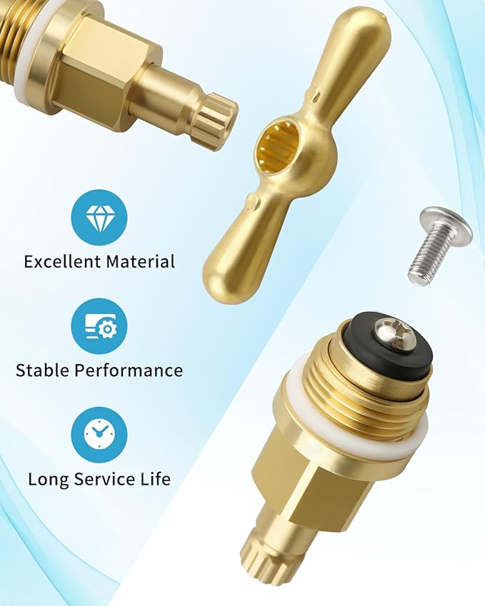 PK1100 Brass Globe Valve Stem and Bonnet Kit - Image 4