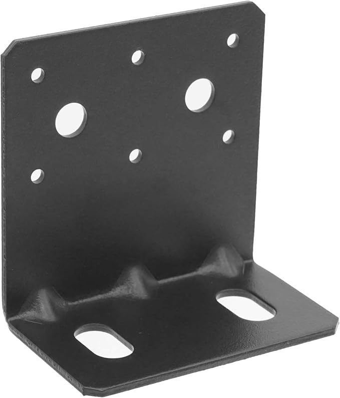 Black 6x6 Post Base Bracket - Image 2