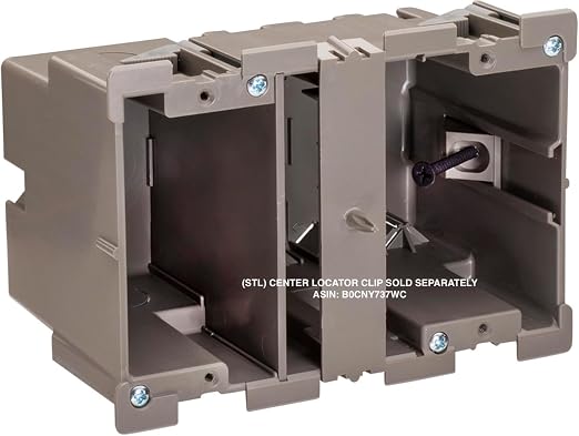 SmarToggle Three Gang Retrofit Wall Box – Old Work Electrical Box - Image 3