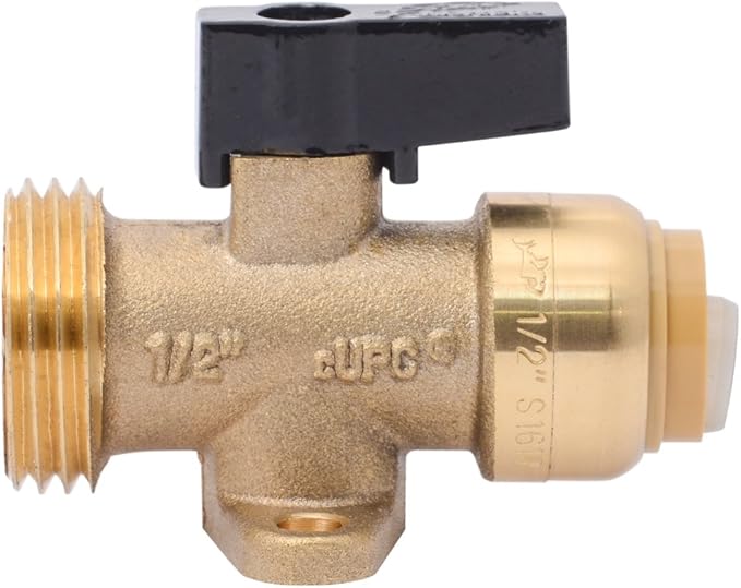 SharkBite 1/2 Inch x 3/4 Inch MHT Washing Machine Straight Valve, Push to - Image 3