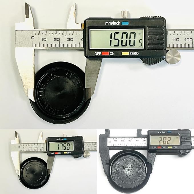 9 Piece Flush Mount Black Hole Plug Assortment - Image 5