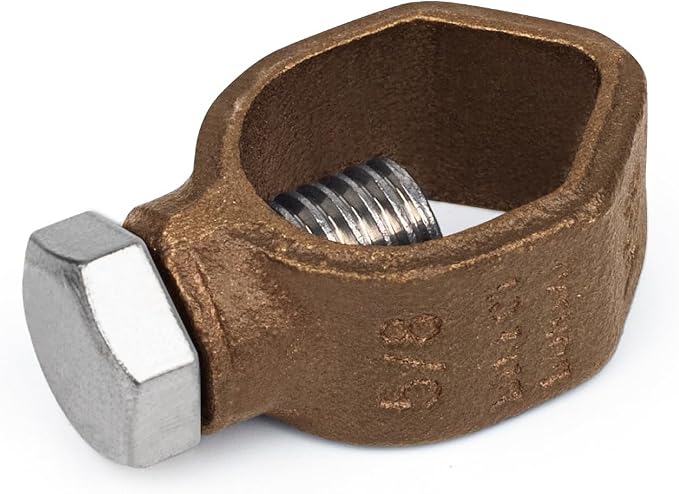 GOUNENGNAIL Copper Ground Rod Clamp by GOUNENGNAIL