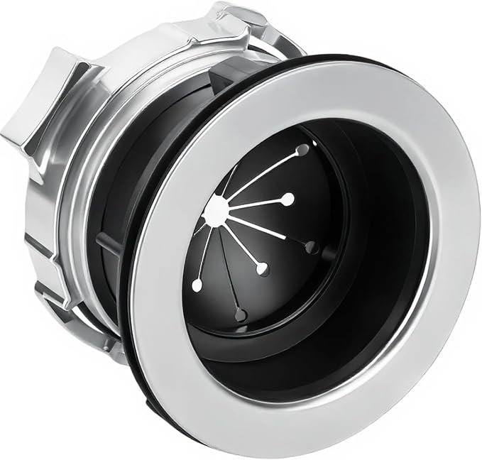 Garbage Disposal Flange Kit, 5.1 x 2.6in Garbage Disposal Drain Kit, Stainless by WQAPVHBG