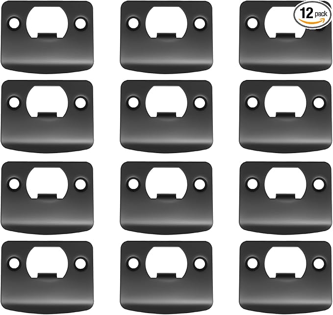 EATAKWARD 12 PCS Stainless Steel Deadbolt Covers Door Reinforcement Kit by EATAKWARD