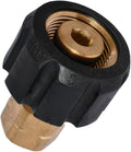 Pressure Washer Adapter 3/8'' FNPT x M22-14mm Female Thread Power Washer by XiangXu