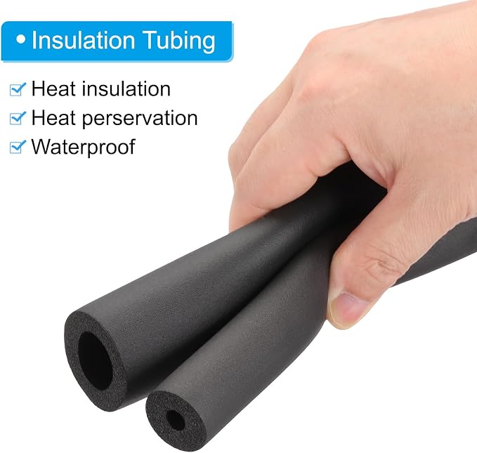 PATIKIL 1-11/16" ID x 6.6Ft Pipe Insulation Foam Tube, Pipe Cover Wrap Roll Bar - Image 4