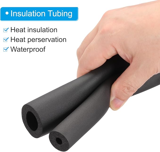 PATIKIL 1-11/16" ID x 6.6Ft Pipe Insulation Foam Tubes, Pipe Cover Wrap Roll - Image 4