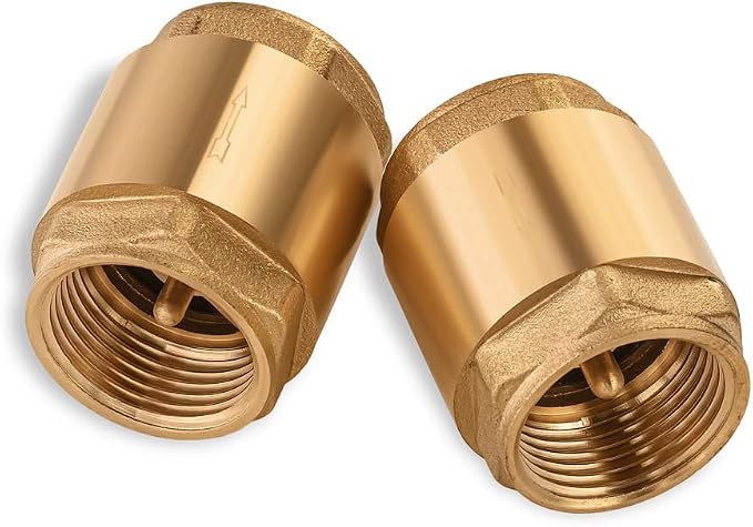 2 pcs Brass One Way Check Valve 3/4" Female Backflow Preventer, Check Valve - Image 6
