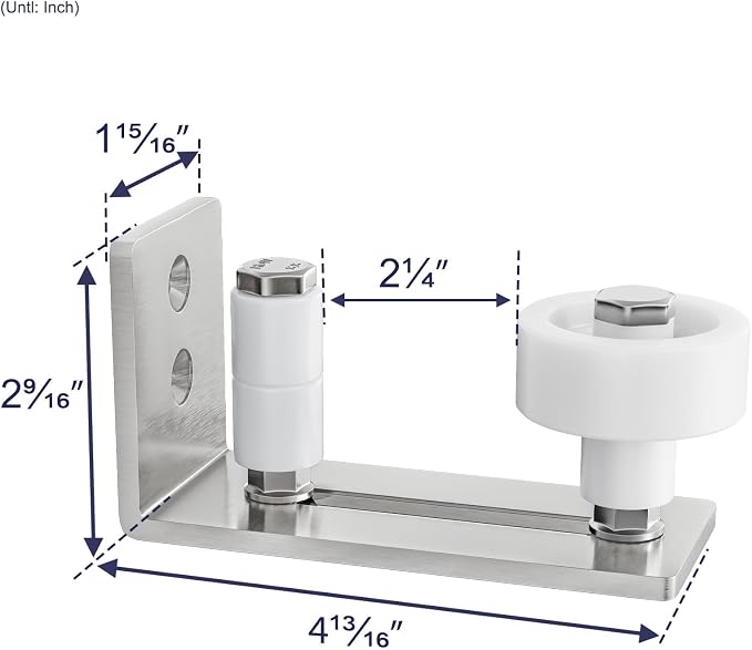 SMARTSTANDARD Sliding Barn Door Floor Guide - Image 5