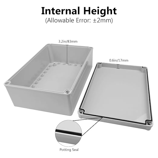 Junction Box IP67 Waterproof Dustproof Electrical Box Project Box DIY Enclosure - Image 4