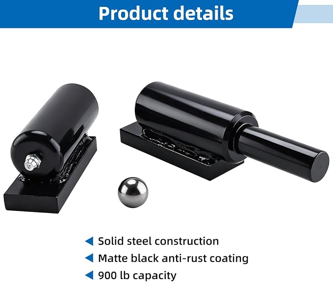 Barrel Gate Hinges 7 Inch Heavy Duty Weld-On Install Hinge - Image 4
