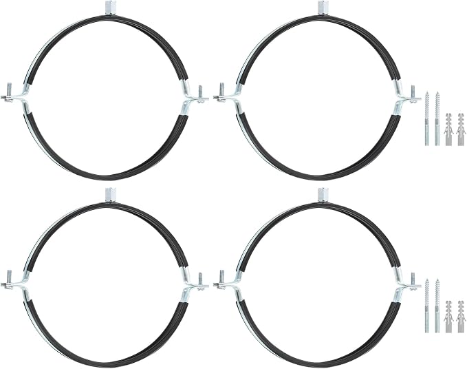 uxcell 4 Pcs Adjustable Pipe Bracket Clamp by uxcell
