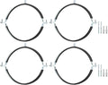 uxcell 4 Pcs Adjustable Pipe Bracket Clamp by uxcell