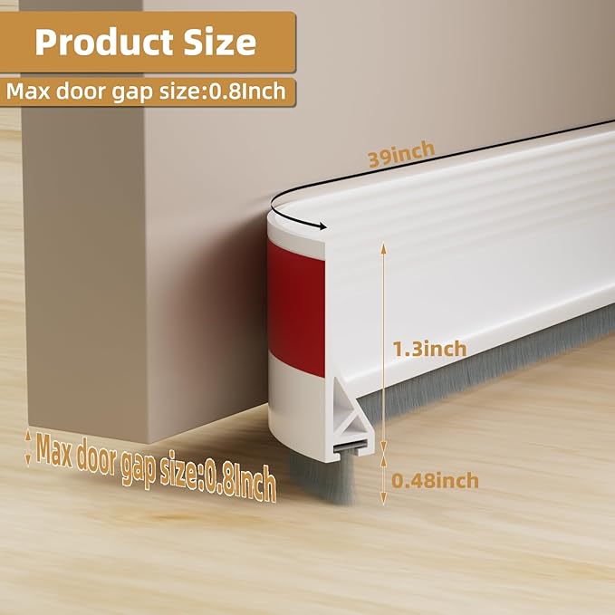 cuysfead 2Pack Door Draft Stopper - Image 5