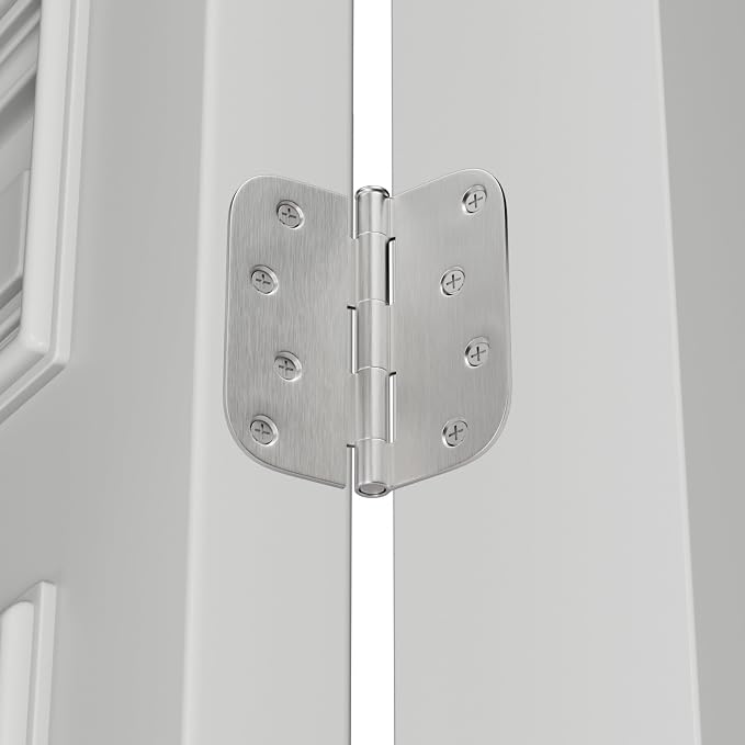 goldenwarm 3 Pieces Satin Nickel Door Hinges 4 x 4 Heavy Duty Hinges - Image 7