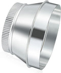1 Pcs 8 Inch to 6 Inch Duct Reducer Increaser | Galvanized Steel Air Duct by Otoolling